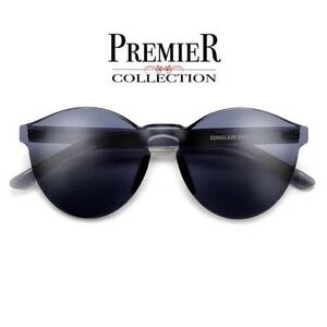 Rimless Sunglasses Fashion Trendy‎ Lightweight Sun Glasses Women Men Gray